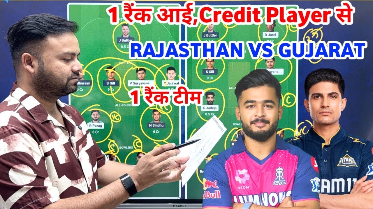 RR vs GT Dream11 Team Prediction || Rajasthan Royals vs Gujarat Titans Match Prediction ||