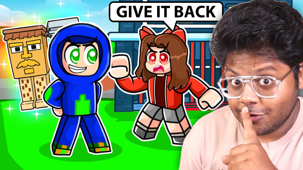 Stealing My Sister's SECRET BRAINROTS as a NOOB (Steal A Brainrot) 😱