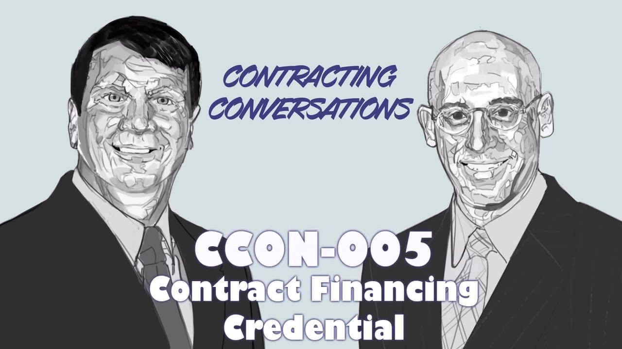 CCON 005 - Contract Financing Credential
