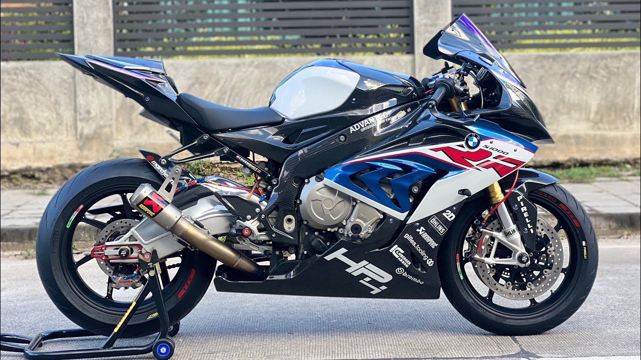 🔥รีวิว🔥 BMW S1000RR HP LINE ปี2018 ลองใส่ชุดสีเดิมไตรคัลเลอร์+คาบอน ก็หล่อไปอีกแบบนะเนี้ย ‼️