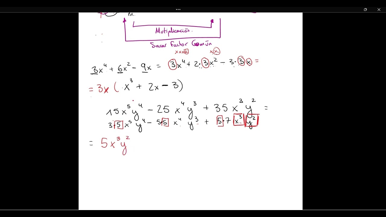 Factor común