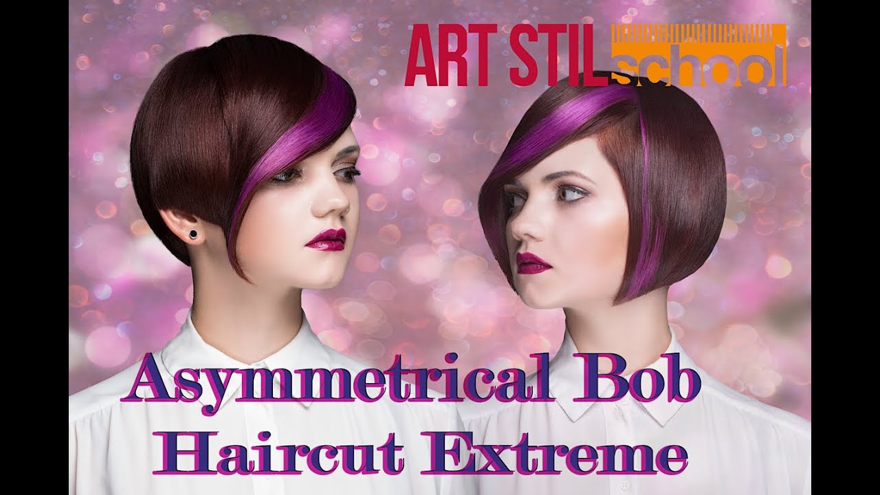 Asymmetrical Bob Haircut Extreme