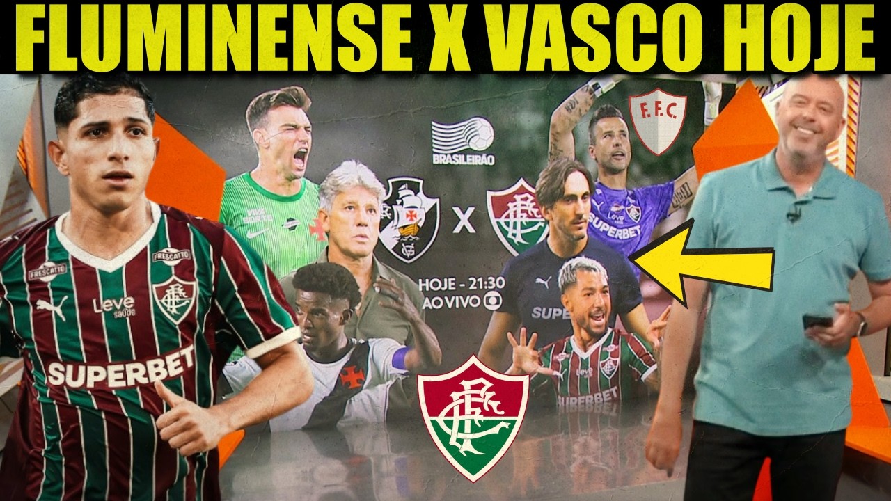 GLOBO ESPORTE RJ DE HOJE: NOTÍCIAS DO FLUMINENSE HJ | FLU X VASCO HOJE - VEJA A PROVÁVEL ESCALAÇÃO