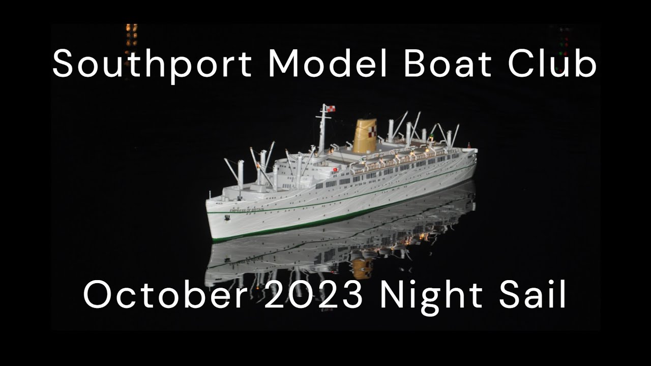 October Night Sail 2023 at Southport Model Boat Club