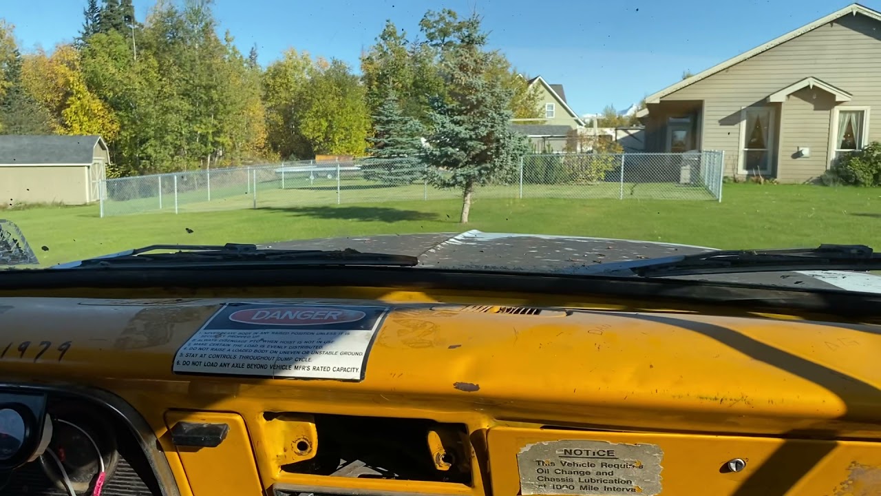 Ford F700 drive after being parked for 17 years