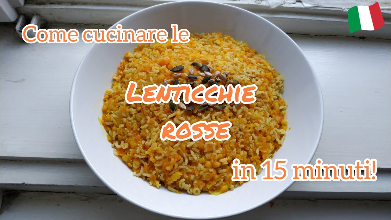 Come cucinare le LENTICCHIE ROSSE in 15 minuti🌱🍽️ The Vegan Ballerina