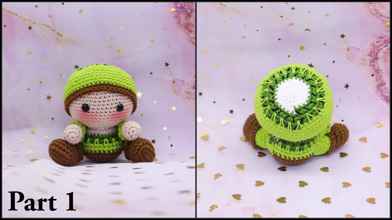 BABY KIWI 🥝| PART 1 | FRUIT BABIES | AMIGURUMI CROCHET