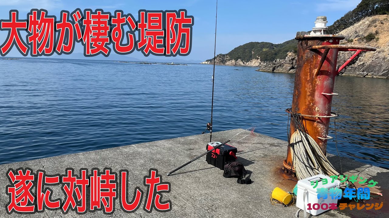 大物が棲むこの堤防。遂に対峙した！【ショアジギング青物年間100本チャレンジ#111】
