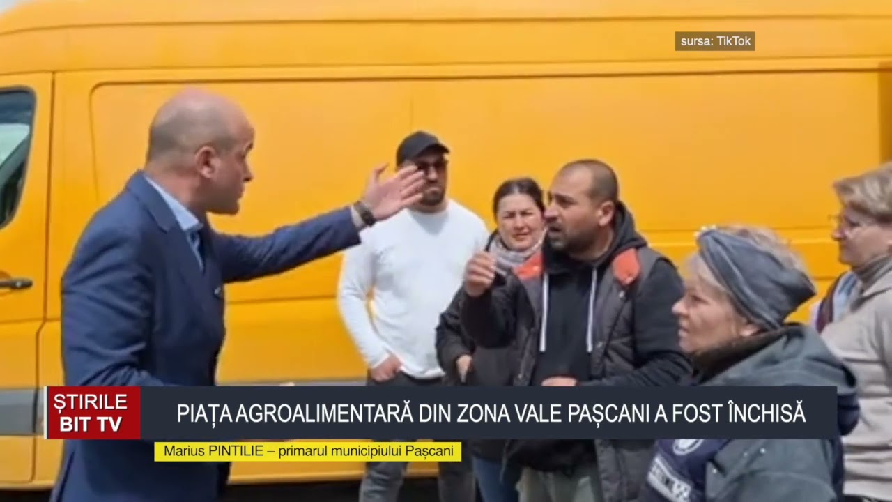 ȘTIRILE BIT TV - PIAȚA AGROALIMENTARĂ DIN ZONA VALE PAȘCANI A FOST ÎNCHISĂ