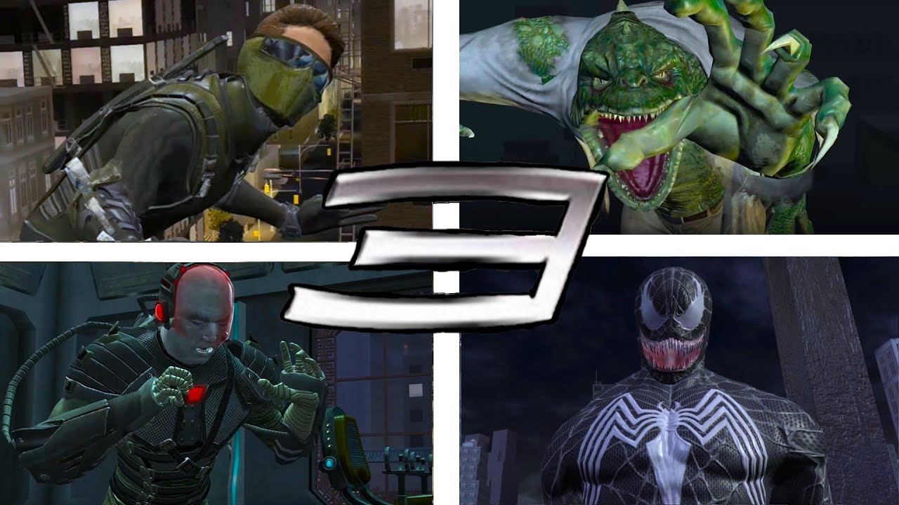 Spider-Man 3 (PS3/360/PC) All Boss Fights & Ending