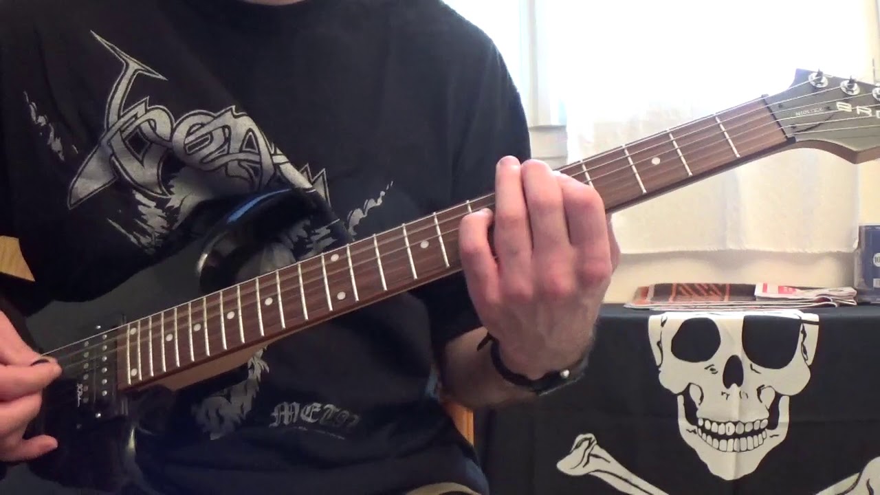 TOP 10 Riffs Venom (Guitar cover)