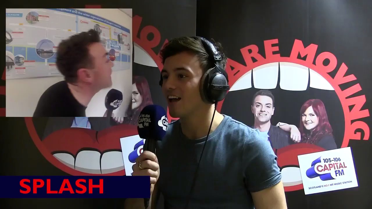 Tom Daley plays 