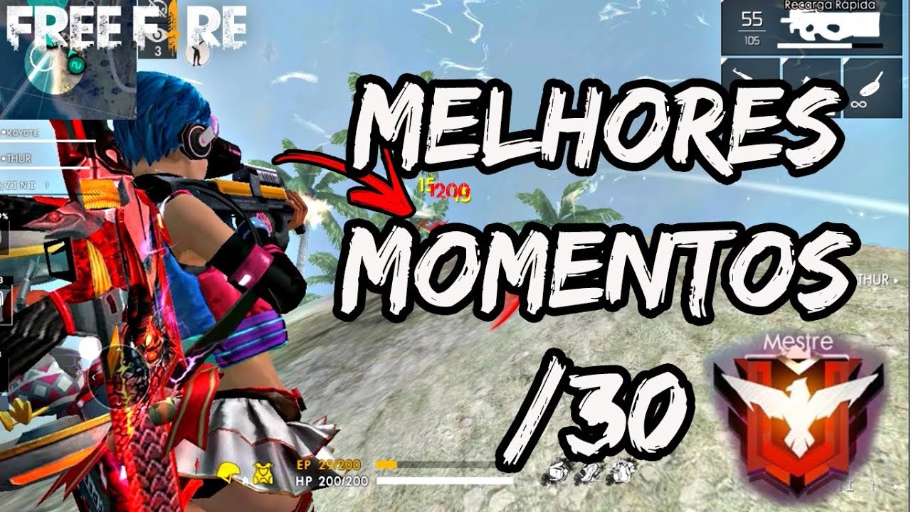 ESPECIAL MELHORES JOGADAS [HIGHLIGHT] #30 - FREE FIRE 2019 (GARU) - BEST SMG's MP40 AND P90 NEFFEX