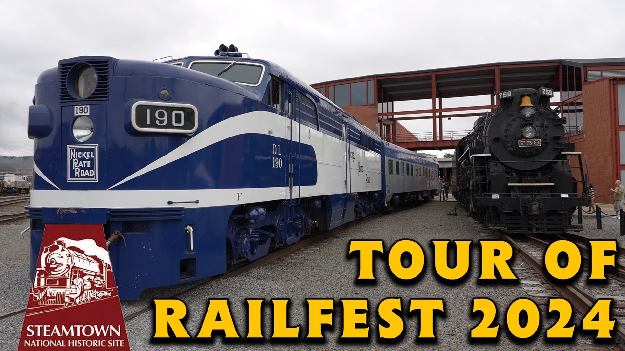 Tour of Railfest 2024 - Steamtown National Historic Site