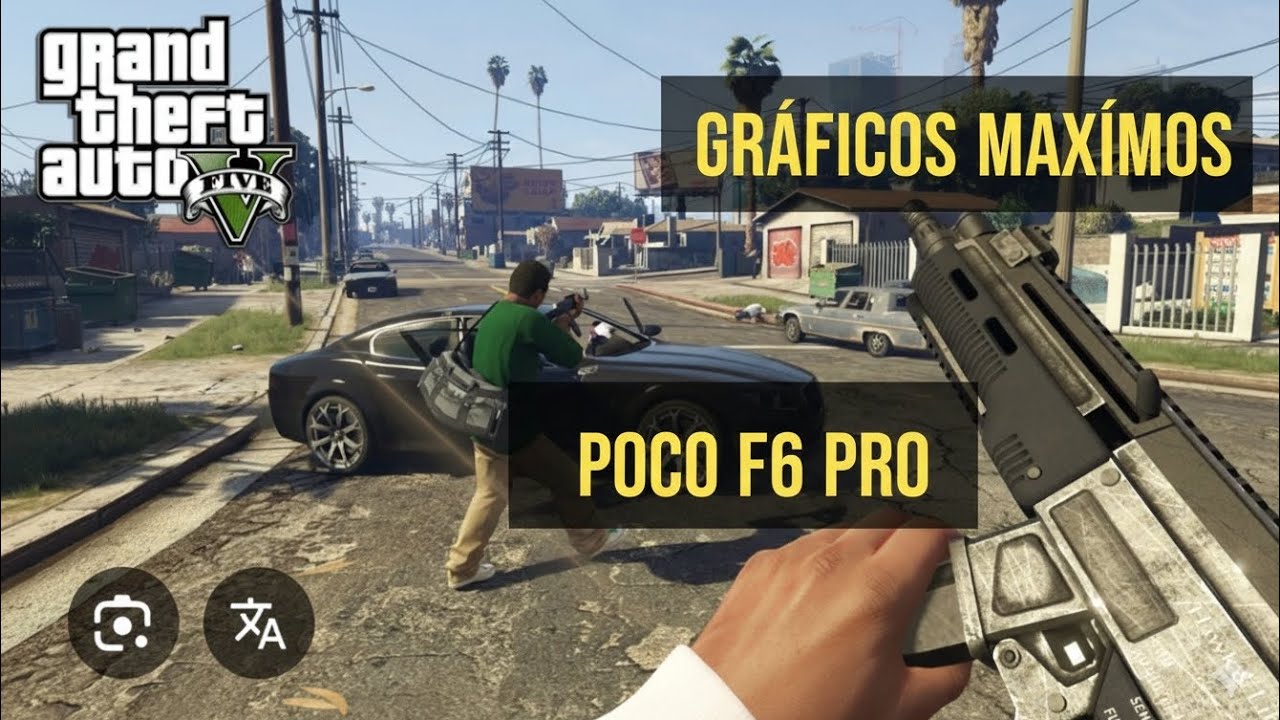 GRAND THEFT AUTO V GRÁFICOS MAXIMOS EN POCO F6 PRO GAMEHUB 4.1.5