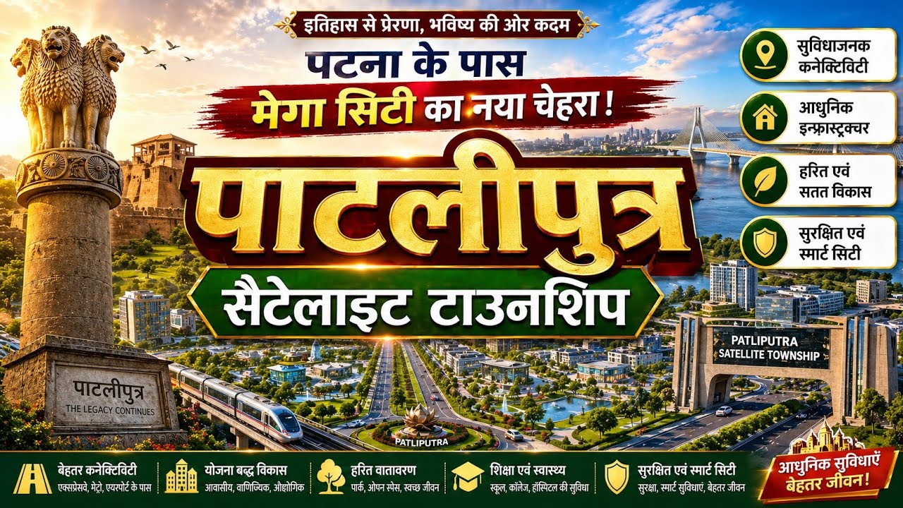 Patna&rsquo;s Next Big Development | Pataliputra Satellite Township Near Patna Airports & Bihta Airport