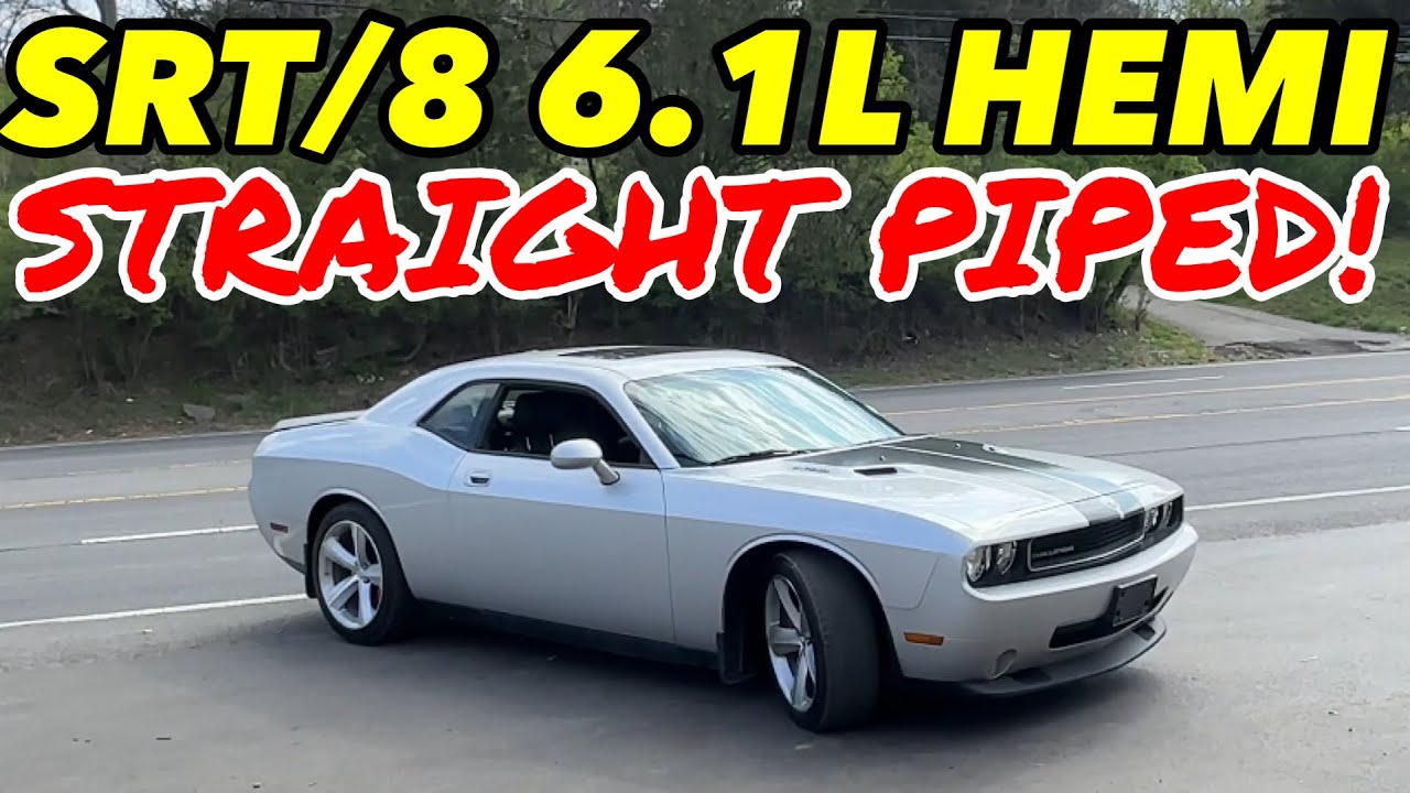 Прямоточный Dodge Challenger SRT/8 6.1L HEMI!