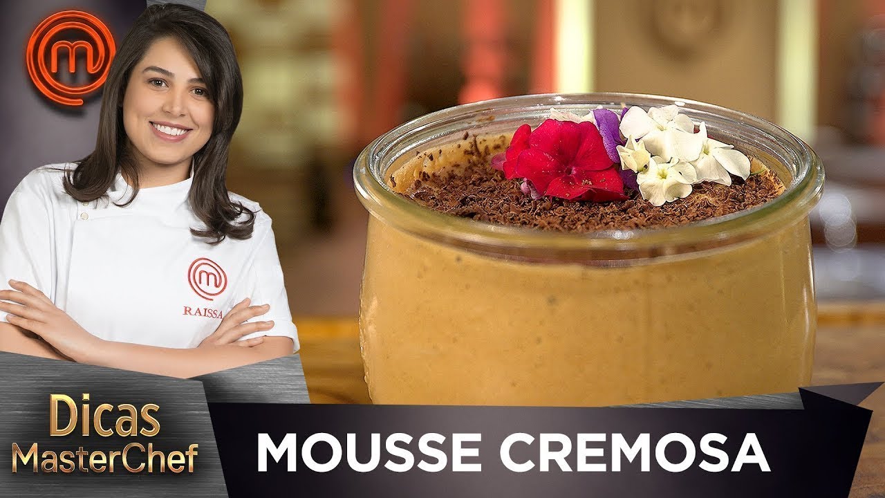 MOUSSE DE CHOCOLATE CREMOSA com Raissa Ribeiro | DICAS MASTERCHEF
