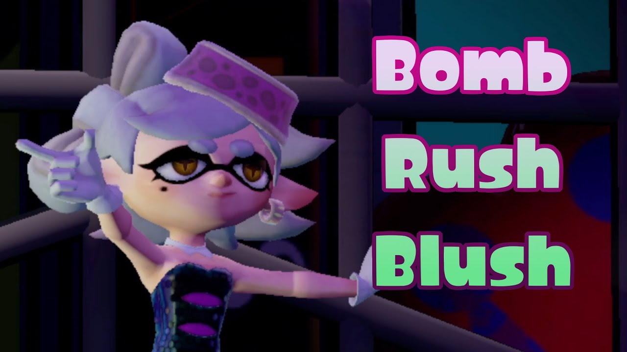 Marie performs Bomb Rush Blush at inkopolis plaza