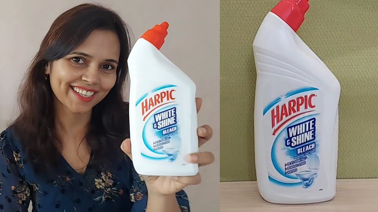 Harpic White and Shine Toilet Cleaner | How to use Harpic White & Shine