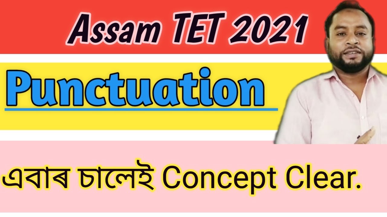 Punctuation For Assam TET And Other Competitive Exams. #punctuation #assamtet2021