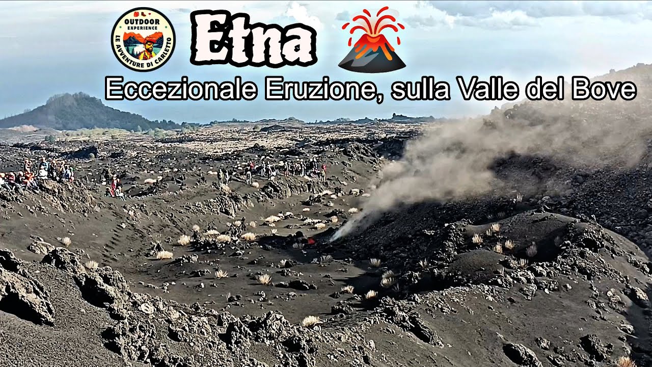 Eccezionale Eruzione Vulcanica nella Valle del Bove, Etna Orientale 🌋❤️