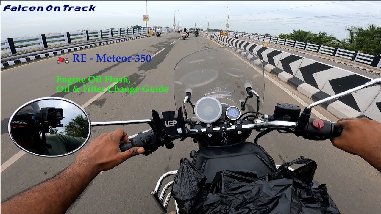 Royal Enfield Meteor-350 | Engine Oil Flush | Oil & Filter Replacement