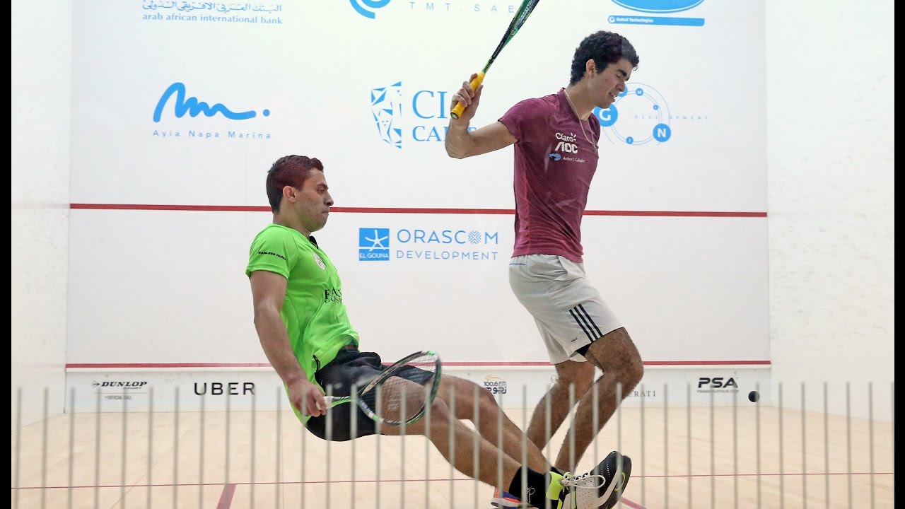 Squash: Dessouky v Elias (Rain Affected) - El Gouna International 2017 QF