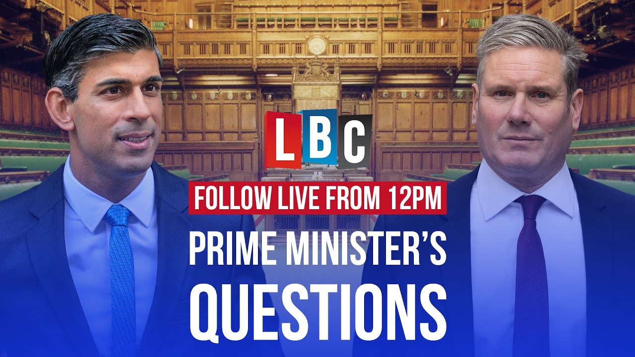 Rishi Sunak vs Keir Starmer at Prime Minister's Questions | Watch Live