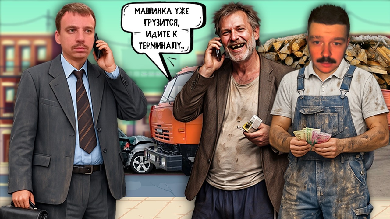 Мошенники продают дрова бизнесмену из Кривого Рога. Развод при покупке дров.