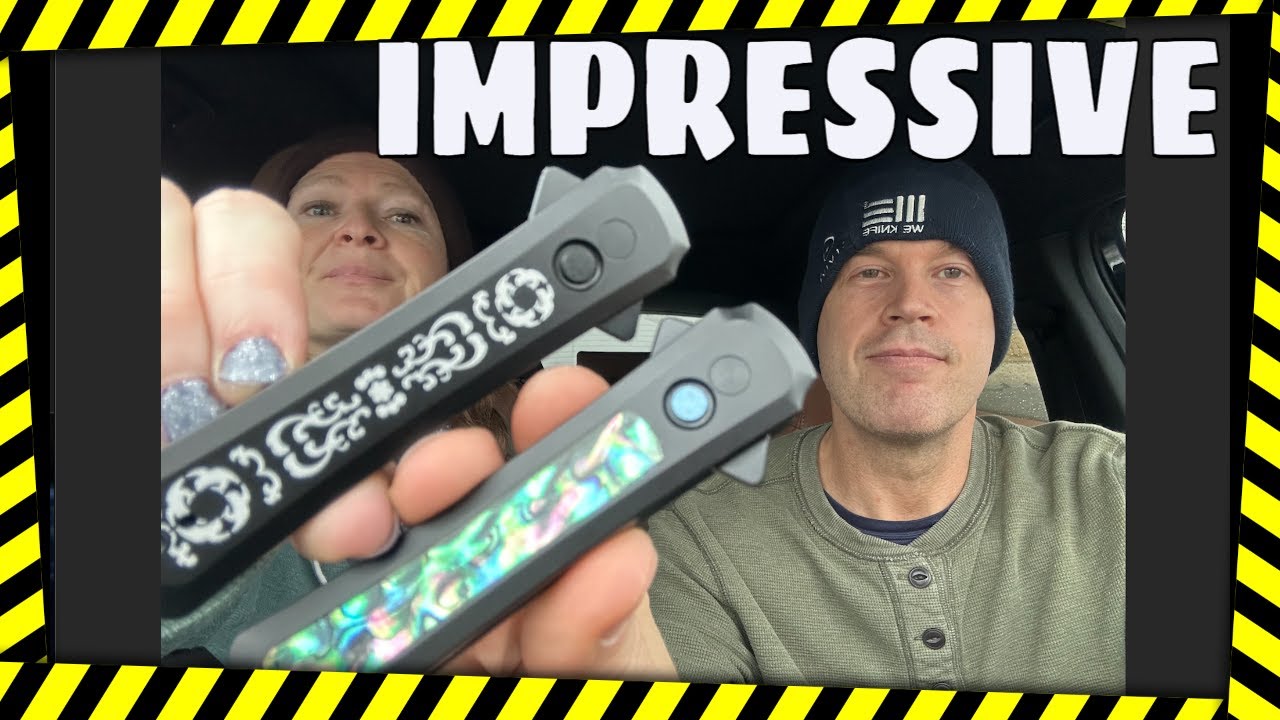 $30ish Folding Daggers, Button Lock - Lothar Knight