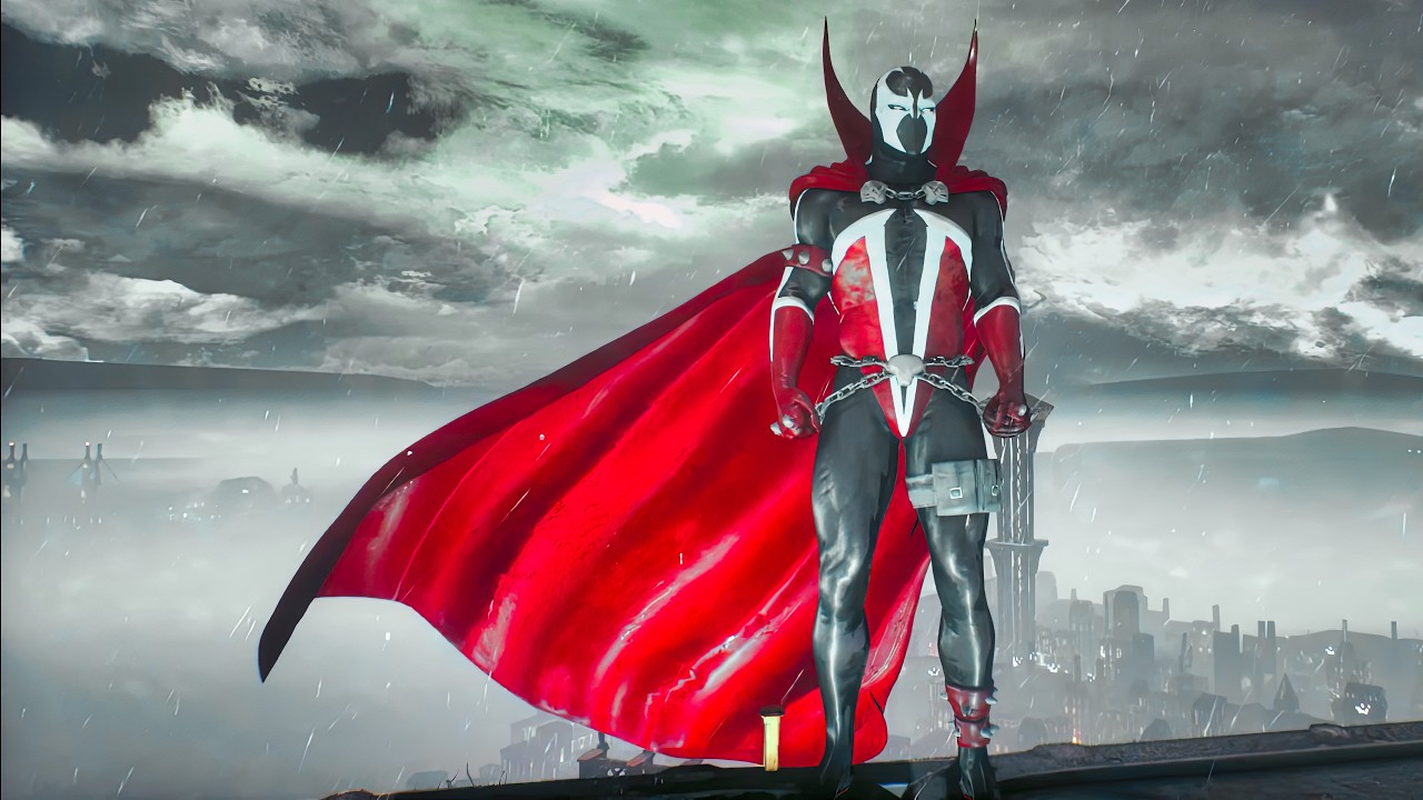 SPAWN & THE ANIMATED SERIES BATMOBILE Skin MOD GAMEPLAY - BATMAN ARKHAM KNIGHT