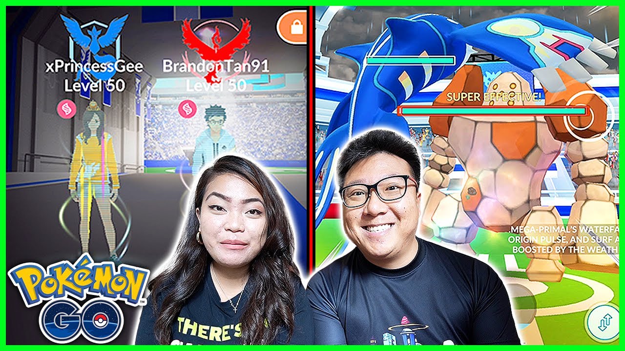 Using The Strongest Pokemon With Boosted Damage to Duo Regirock in Pokemon GO