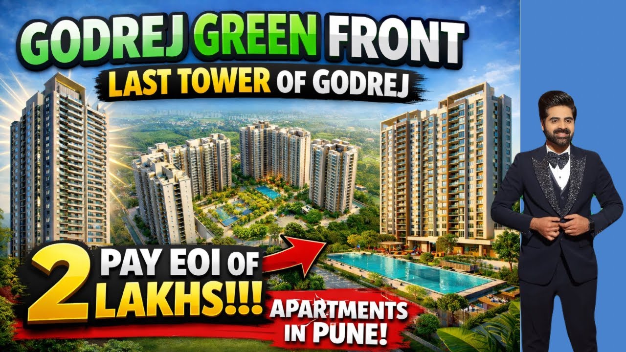 Godrej Green Front in Pune | Apartments in Pune Hinjewadi | Pay EOI of 2Lakhs | Last Tower in Godrej