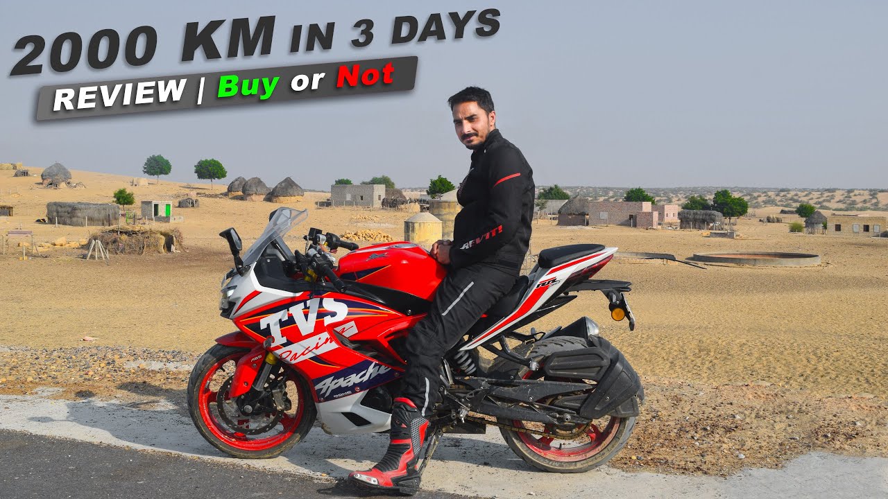 2023 Apache RR 310 : Review After 2000 KM in 3 Days | on Jaisalmer Ride
