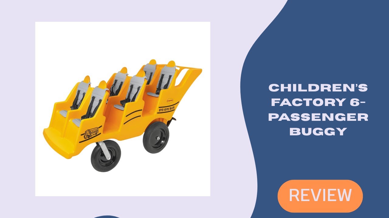Children&rsquo;s Factory 6-Passenger Buggy &ndash; Reliable, Durable & Daycare-Ready Ride