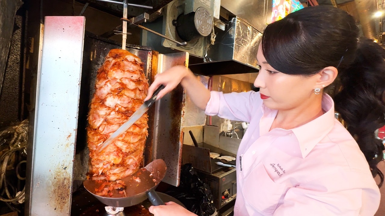 40kg Sold Out Daily! Amazing Kebab Skills by a Beautiful Japanese Chef
