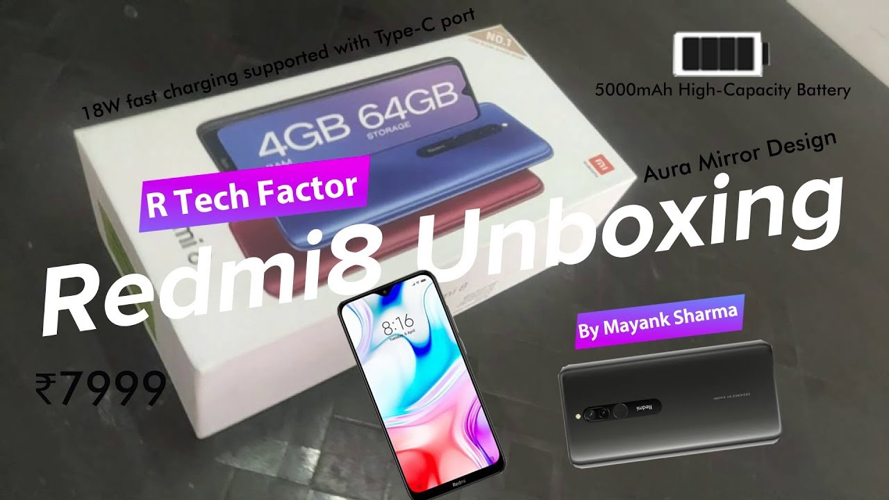 MI Redmi 8 Unboxing ^ Review | Best Phone under 8000₹