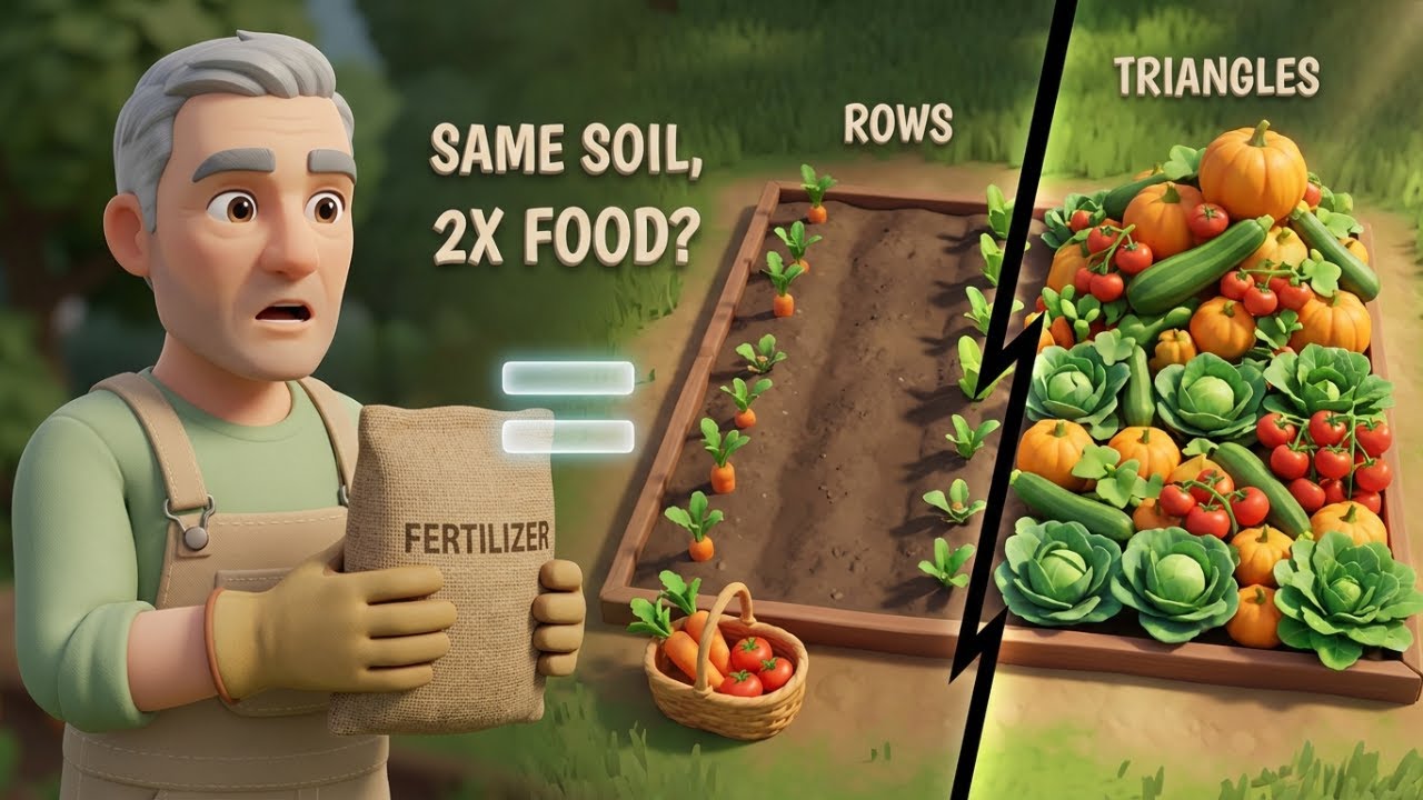 This Bed Layout Grows More Food Without More Fertilizer — Here’s the Difference