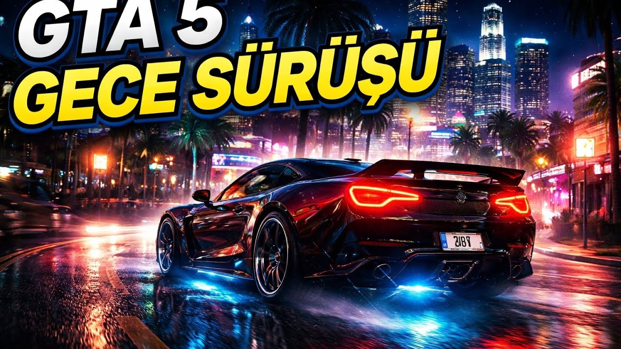 GTA 5 Online'da Gece Sürüşü – Los Santos Turu