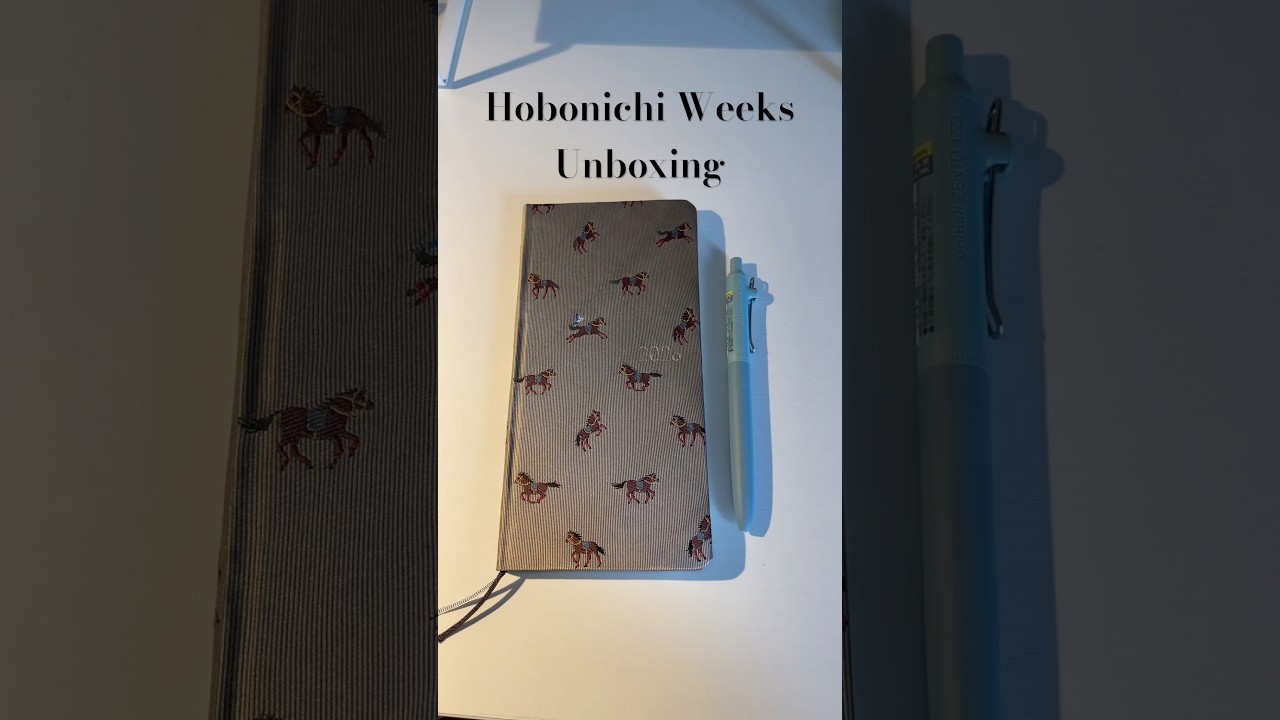 2026 Hobonichi Weeks unboxing 