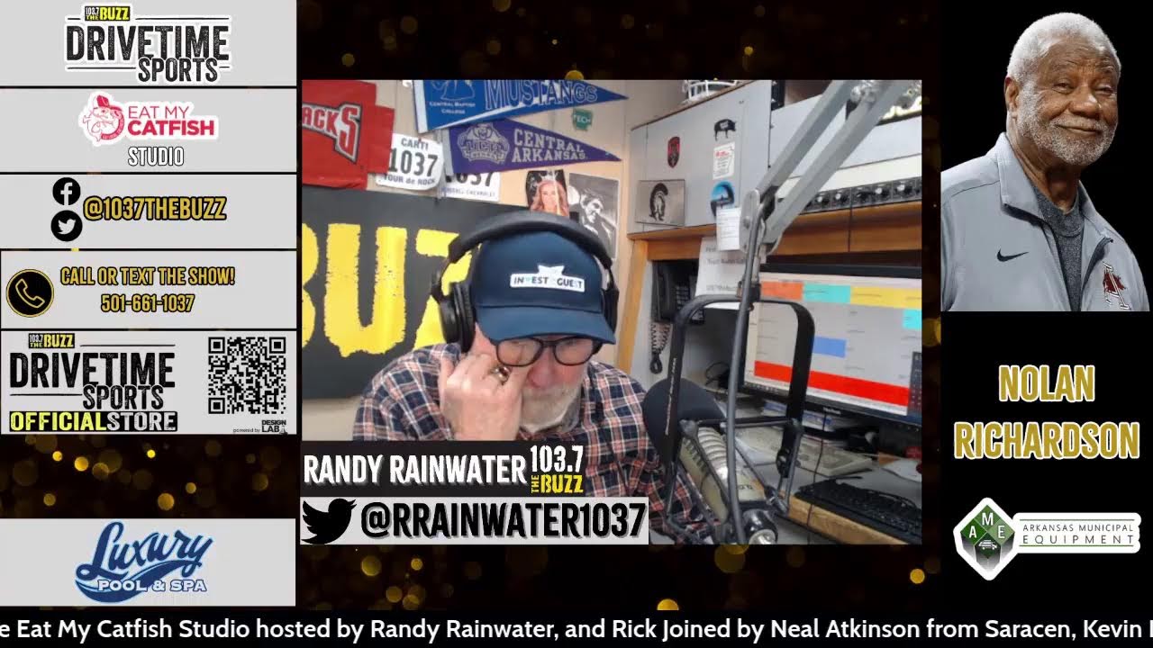 #DriveTimeSports with Randy Rainwater and Rick Schaeffer LIVE in the EatMyCatfish Studio