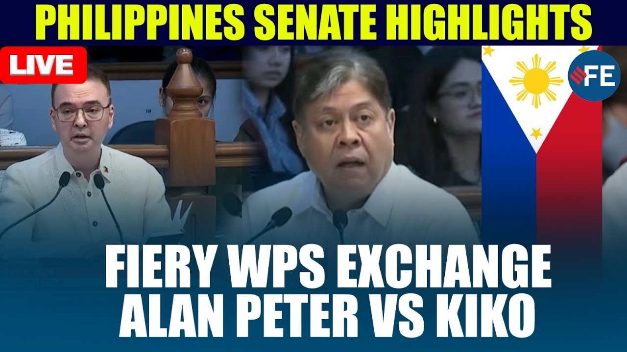 Philippines Senate LIVE: Fiery Showdown As Cayetano, Pangilinan Clash Over West Philippine Sea Issue