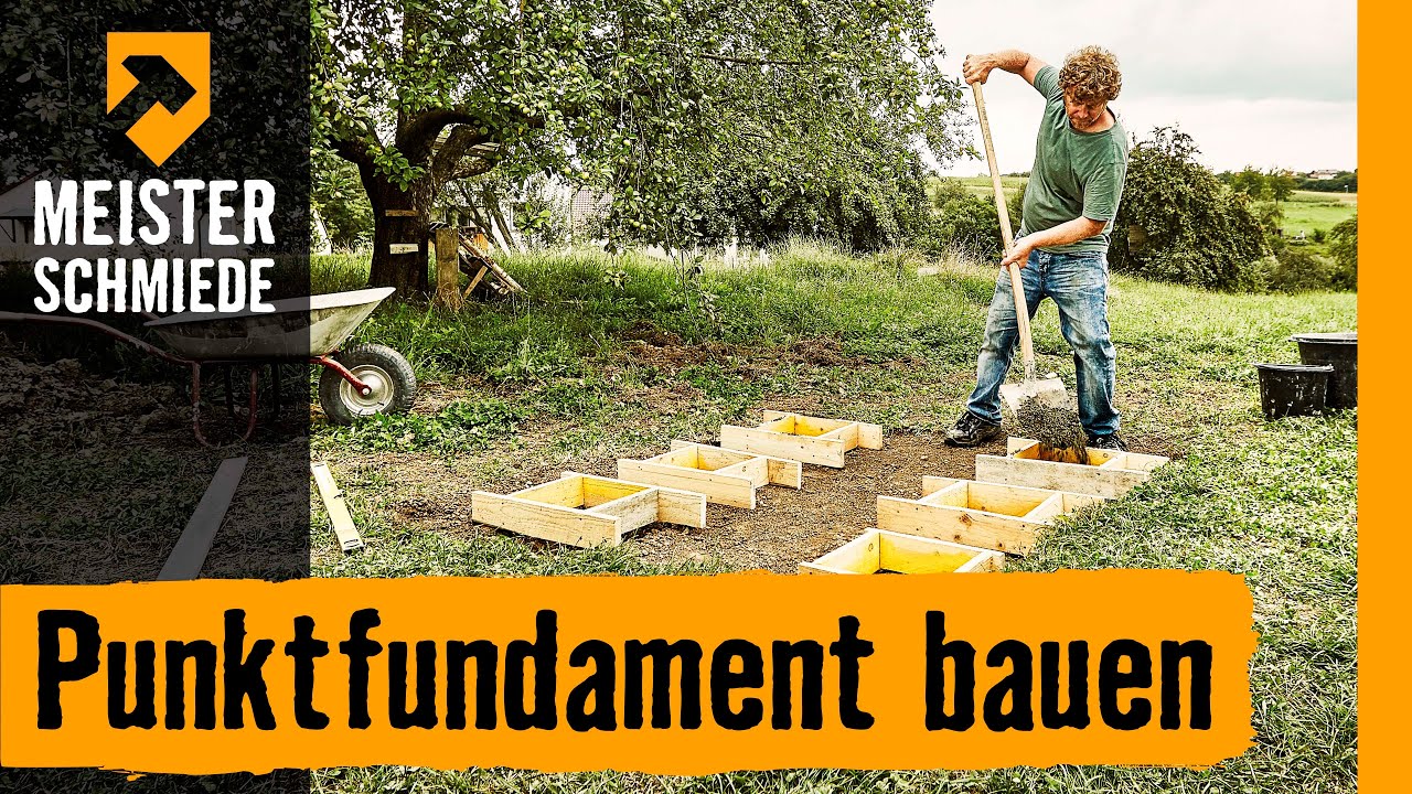 Punktfundament bauen | HORNBACH Meisterschmiede