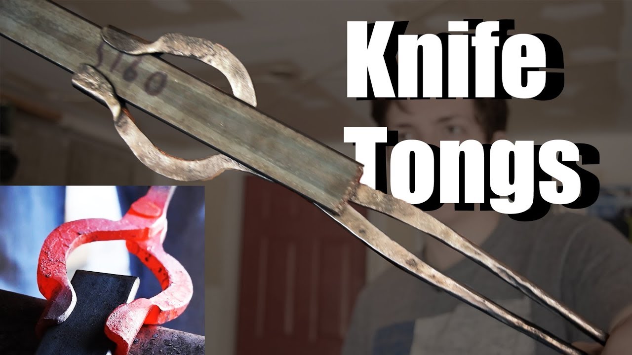 KNIFE TONGS for  Bladesmithing - Blacksmithing