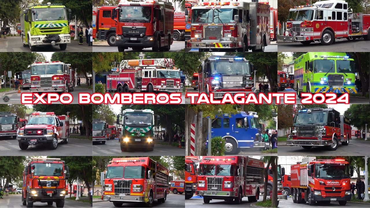 UNIDADES DE BOMBEROS RETIRANDOSE DESDE 