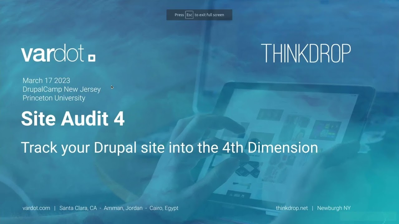 Site Audit 4: Track your Drupal sites into the 4th Dimension