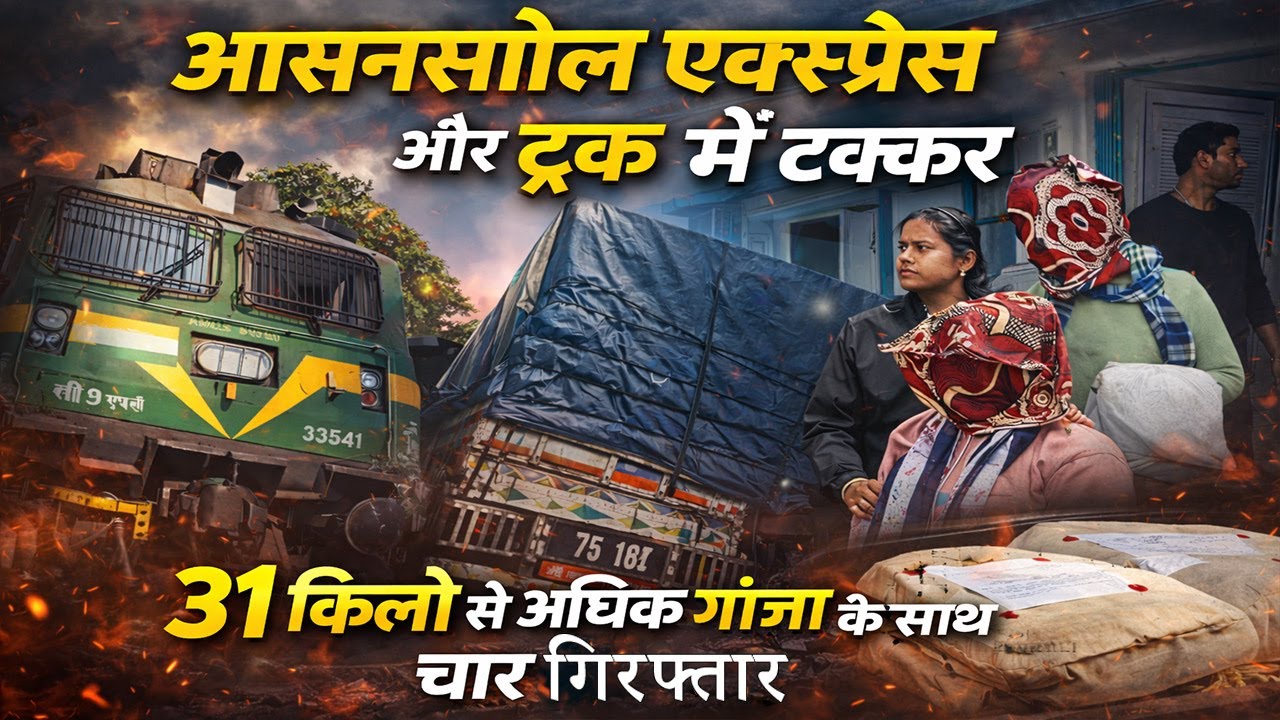 Asansol Express and truck collide in Asansol Railway Division 