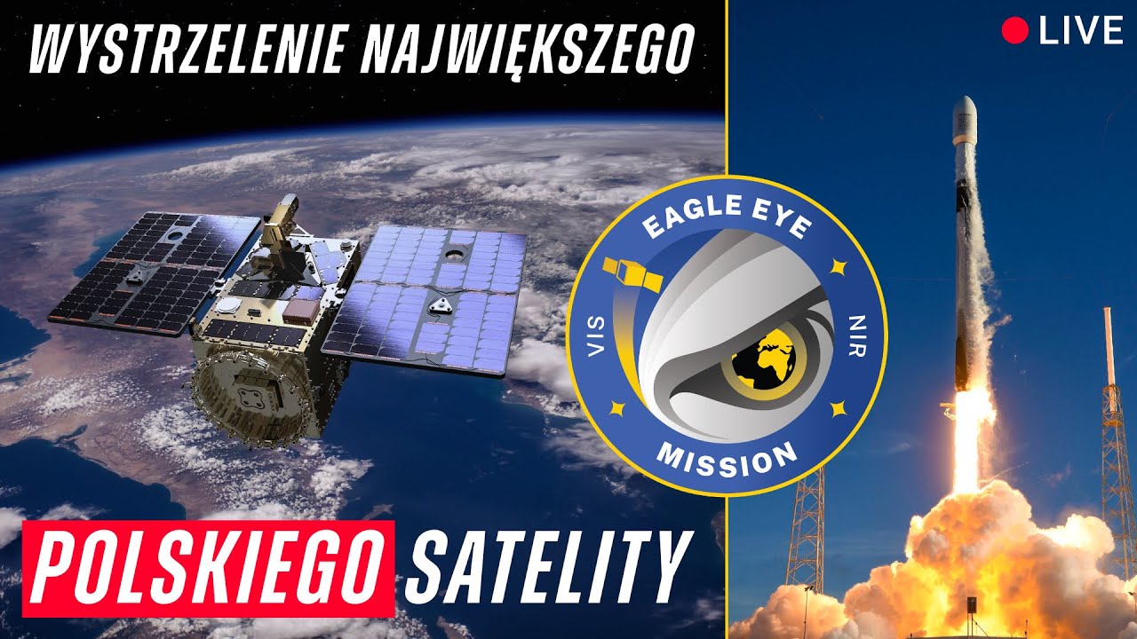 Wystrzelenie satelity EagleEye rakietą Falcon 9 SpaceX - relacja na żywo z siedziby firmy Creotech