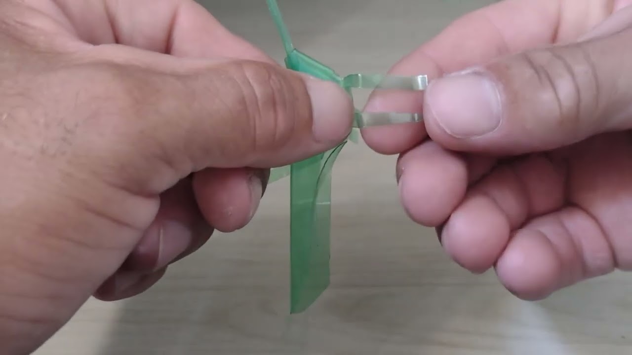 VEJA. COMO FAZER  UM  GAFANHOTO USANDO GARRAFA PET